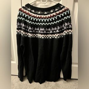 Eddie Bauer L/G Black Sweater